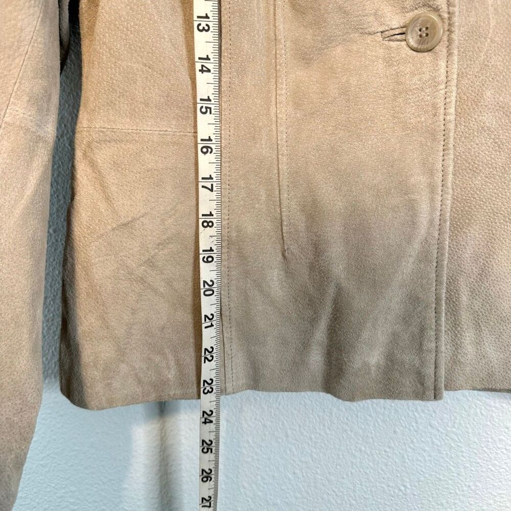 Relativity Suede Leather Jacket Size Large - image 2